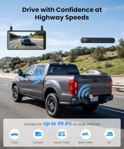 Image of AUTO-VOX Solar Wireless Backup Camera: 1-Minute No-Drill Installation