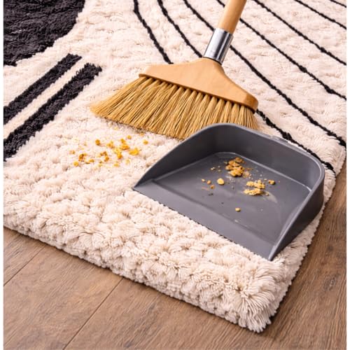 Image of 2x4 feet Shaggy Polyester Abstract Modern Area Rug - 2 Inch High Pile Ultra Soft Plush Carpet for Living Room, Bedroom & Kids Room, Thick Fluffy Rug for Indian Home Decor B - Rectangular