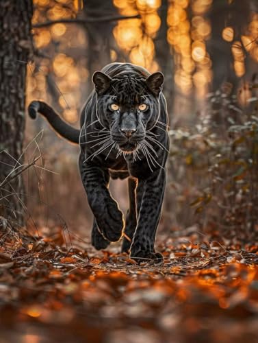 ペイントバイナンバー ヒョウ ナンバーペイント 動物 大人用 初心者向け 手塗り 塗り絵 ハンドメイドクラフトアート 簡単 DIY 数字油絵 セット 含む インテリア アクリル 水彩絵の具, インテリア 壁飾り ホームデコレーション ギフト 額縁付き 40