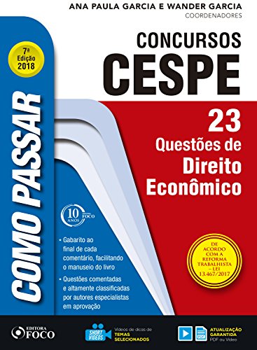 Como passar em concursos cespe: direito econômico: 23 questões de direito econômico