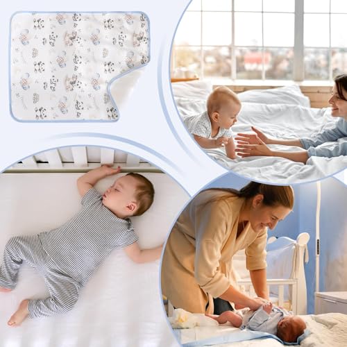 Matelas à langer imperméable grand format lavable pour lit et crèche - 4