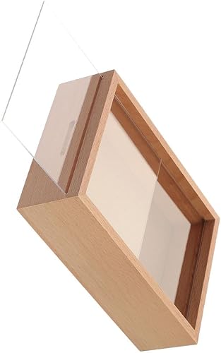 Miniatura 7 de Zerodeko Hucha sin terminar Caja de dinero Caja de puntas de madera Caja de madera clara Hucha Sombra Caja de exhibición Banco de dinero Caja de