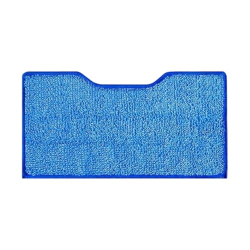 AMISENK Paquete de 6 almohadillas de limpieza para fregona, lavable, tela de polialgodón, almohadilla de fregona de construcción de poliéster y algodón