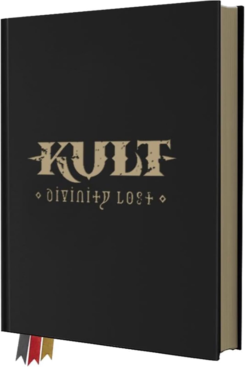 Modiphius Entertainment: Kult: Divinity Lost - Bible Edition 2nd Version - RPG Book, Pocket Version, Black Cloth Cover, Tabletop Roleplaying Game