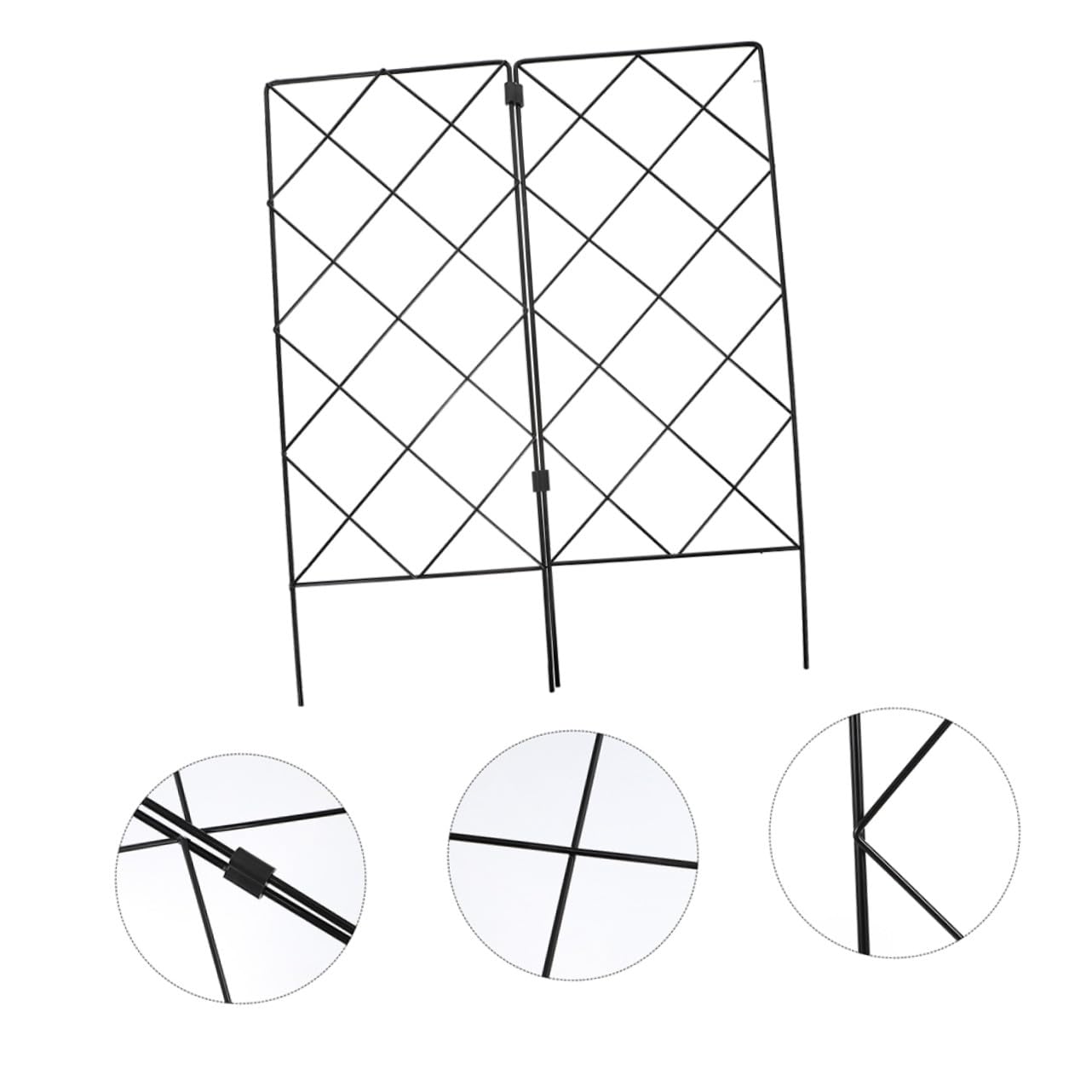 TOYANDONA 2pièces Lot de Treillis pour Plantes Grimpantes de Jardin Support pour Plantes Pot Treillis Décoratif pour Intérieures Jardin