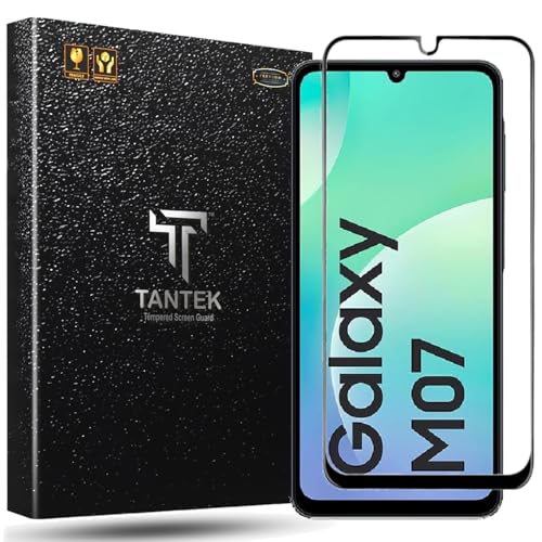 Image of TitanGuard Tempered Glass Screen Protector Guard for Samsung Galaxy M07 and A07 / A06 / F06 / M06 / F07 (6.7 Inch) - 9H Hardness, Military Grade, Anti-Static, Easy Installation Kit - 1 PACK