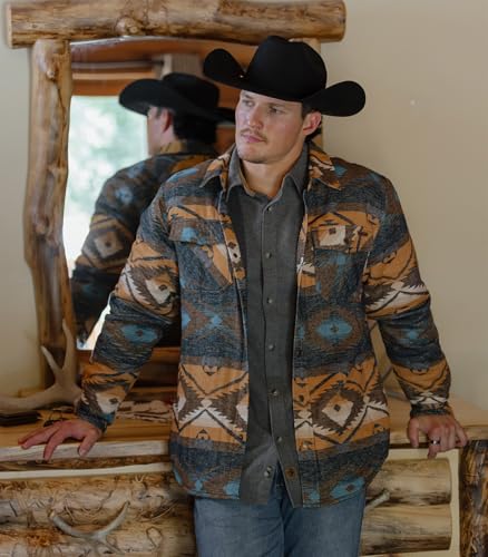 Image of Legendary Whitetails Mens Thermal Lined Shirt Jacket Plaid Flannel Polyfill Insulated Shacket