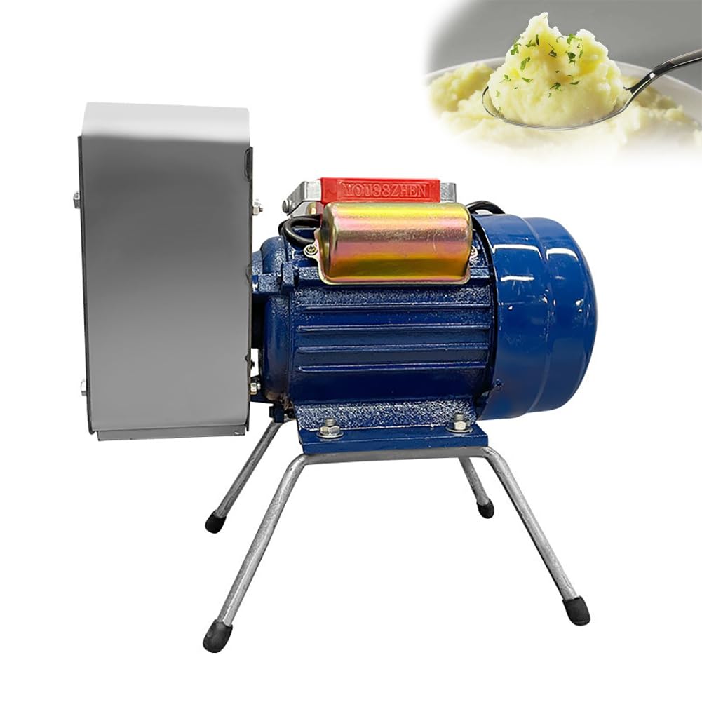 Elektrische Schlammmühle 220V/750W, Edelstahl Kartoffelstampfer 20-30KG/H, Präzisionsschleifen für Knoblauch, Tomaten, Kartoffeln, Karotten, zeitsparendes Küchengerät