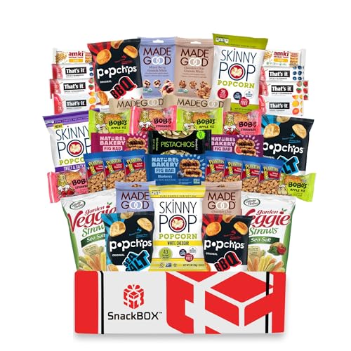 Vegan Snack Box Assortment Care Pacakge Variety Pack (40 Count) |...