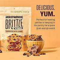 Brownie Brittle – Chocolate Chip Blondie Thin and Crispy Sweet Snacks — image 3