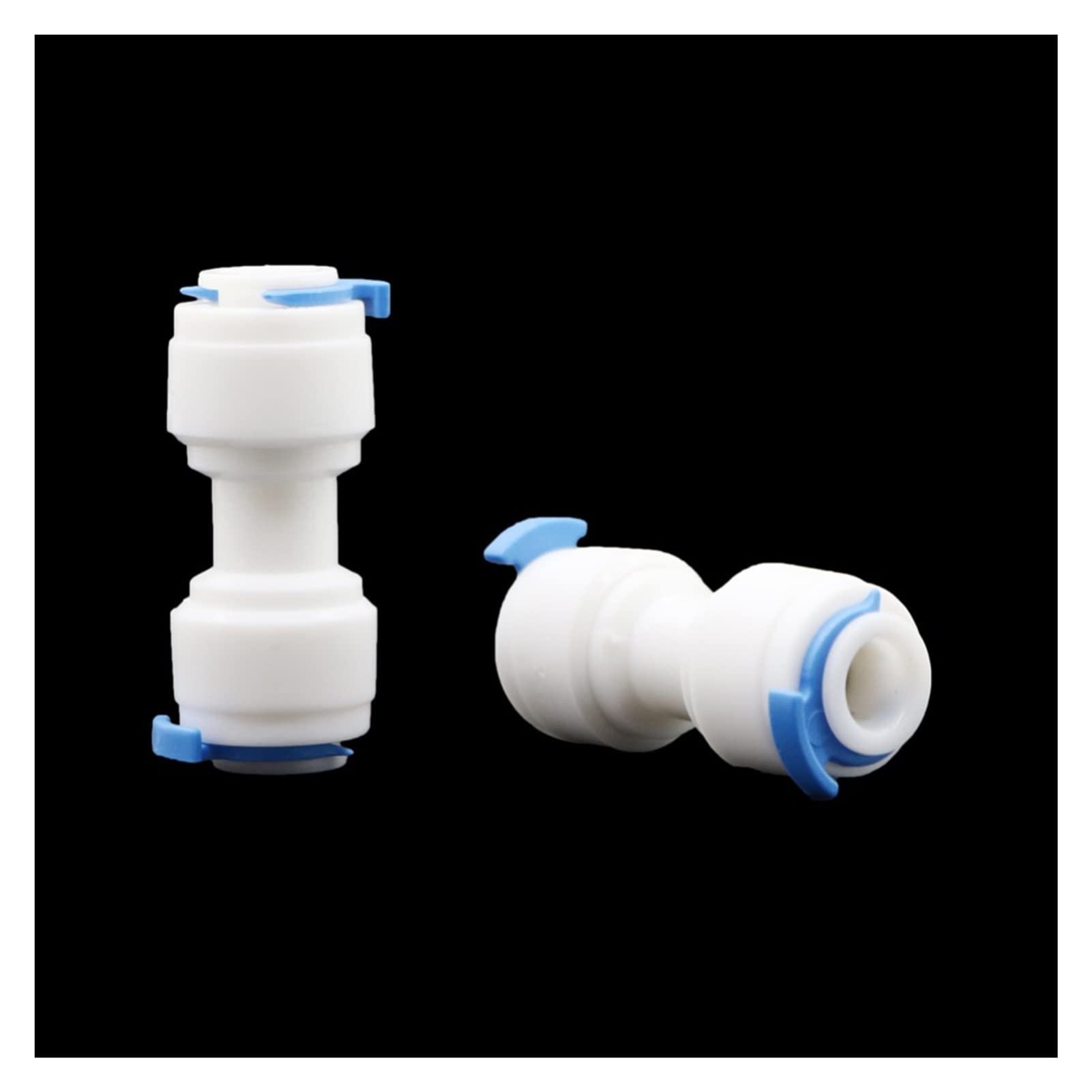 Adaptador de Conector de Utilidad Adaptador de Conector de Manguera Bloqueo Deslizante de 6 Mm Acoplador Rápido Accesorios de Conexión de Tubería Neumática a Tope Cabezales Rectos Deua de Jardín de 1/