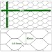 Amagabeli 100cmx25m Mallas de Alambre Hexagonal Valla Metalica Galvanizada Tamaño de Malla...