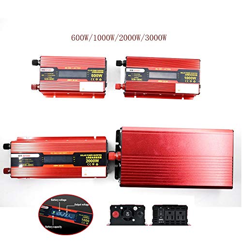Portable Car LED Power Inverter WATT DC 12V/24V to AC 110V Charger Converter