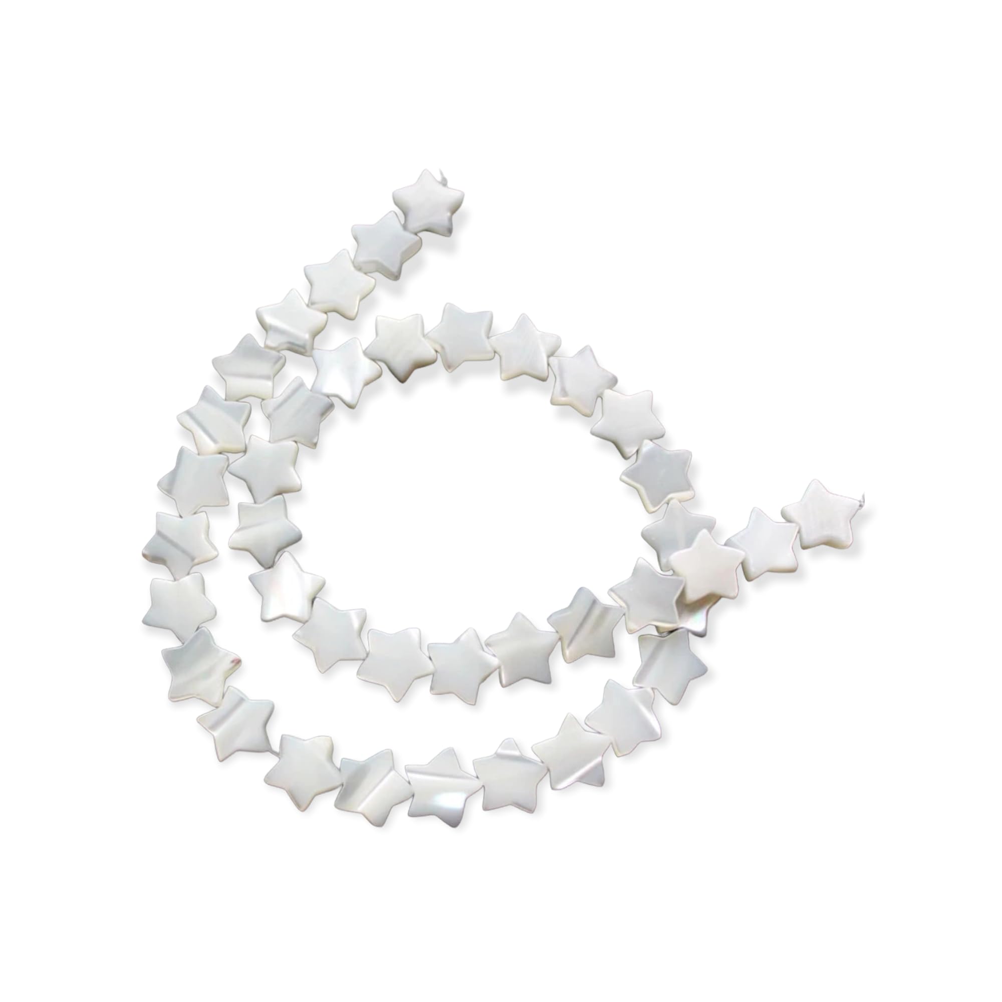 Star Shape Shell 9mm Jewelry Making Beads DIY Crafts Embroidery Work Beads Strings (Star Shape Shellfish)