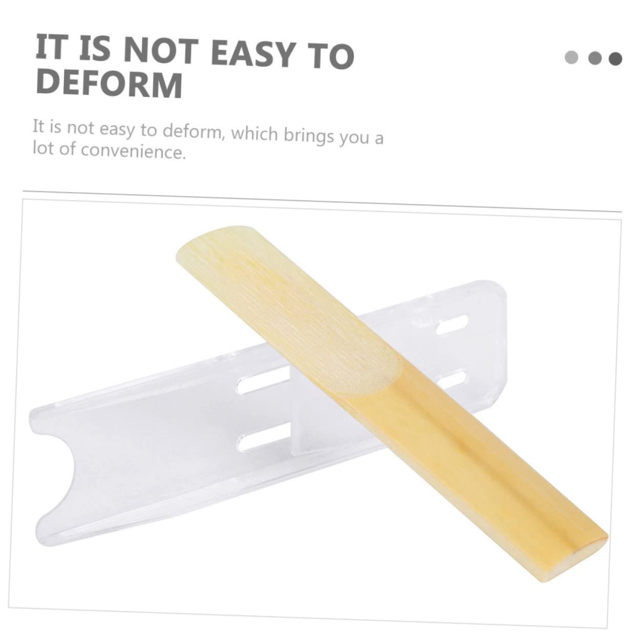 ULDIGI 3sets Clarinet Reeds 2.5 for Beginners Easy Install Clarinet Parts 10pcs*3