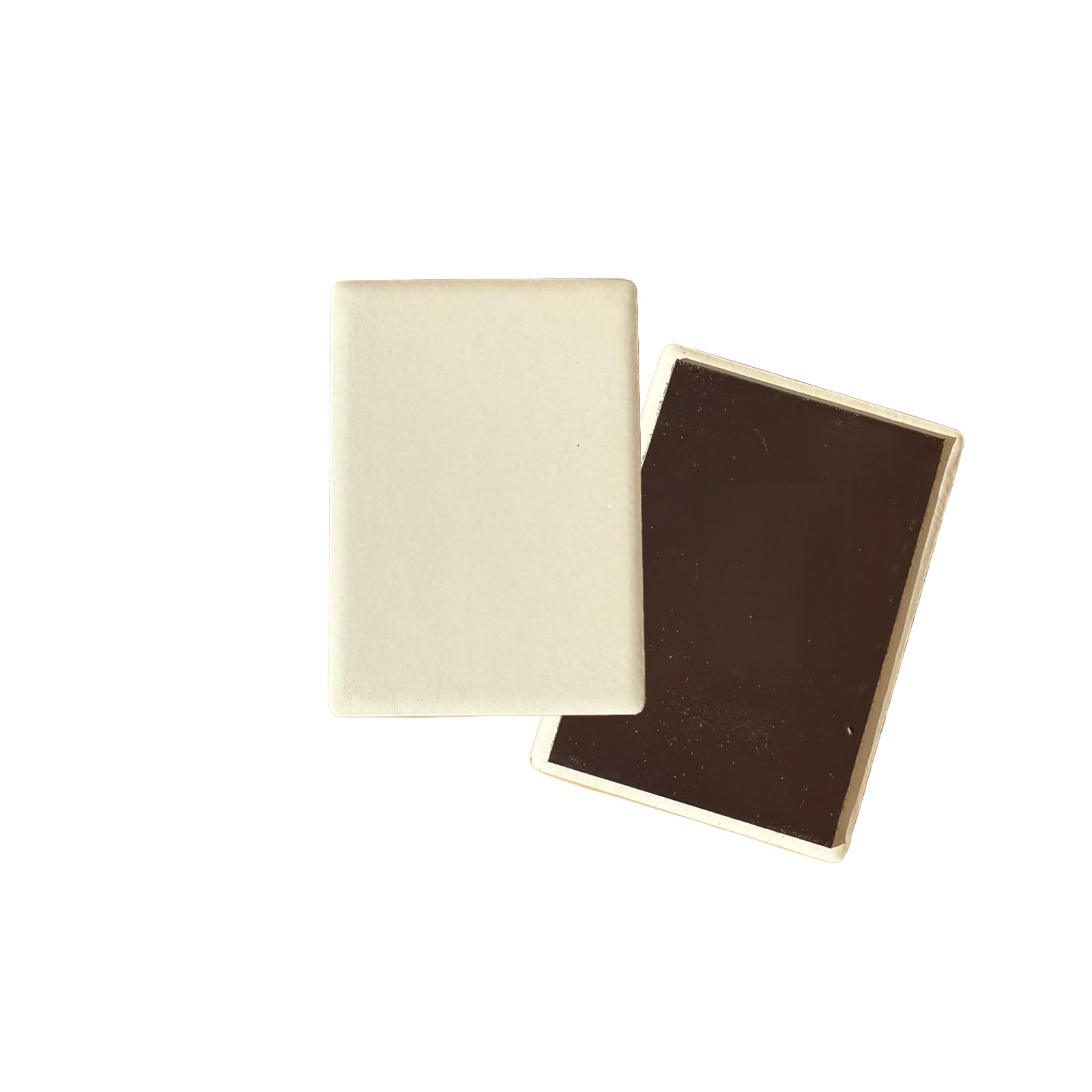 25 Keramik Magnete 50x70 mm blanko – UV Druck Rohlinge für DIY, Fotomagnete & Personalisierung – Starke Magnetkraft – 25 Stück Set