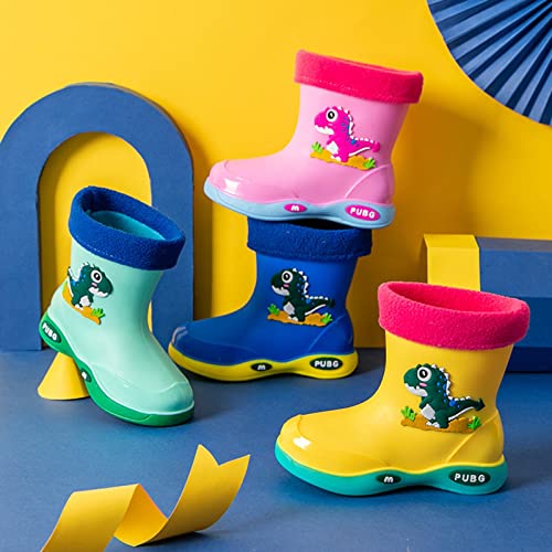 Unisex Kids Dinosaur Print Rain Boots Waterproo𝐟 Rubber Rain Shoes Toddler Boys Girls Lightweight Rain Boots For Boys3
