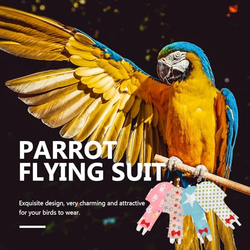 Couches pour oiseaux à utiliser à l'extérieur - Pack de 4 pantalons pour sorties - 4