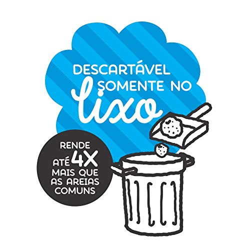 Areia Higiênica para Gatos Hello Kitty Azul - 2kg