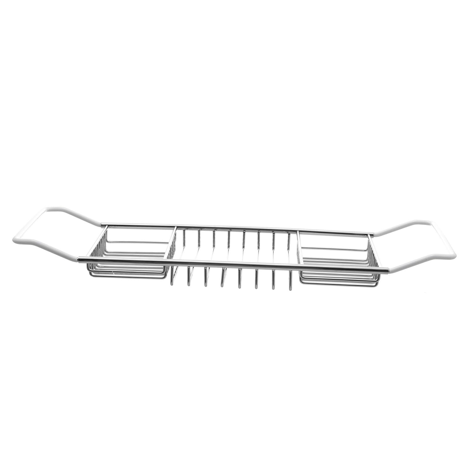 Étagère télescopique de salle de bain anti-dérapante inox