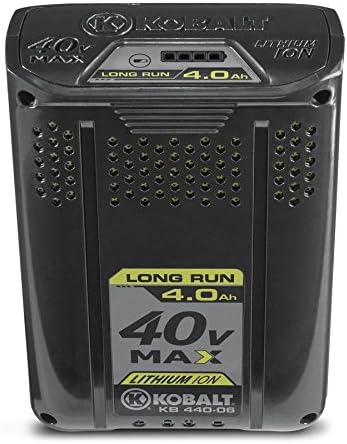 Kobalt 40V Max Lithium-Ion 4.0 AH Rechargeable Battery