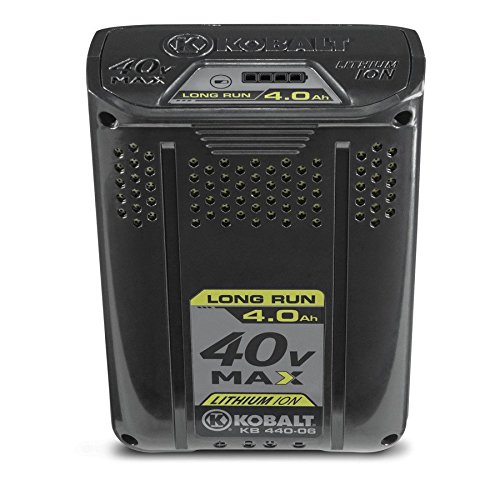 KOBALT 40-Volt Lithium Ion (Li-Ion) 4.0AH Cordless Power Equipment Extended Run 40v Replacement Lawn Mower Battery