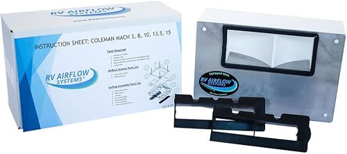 Miniatura 1 de para el desviador de CA de perfil bajo Coleman Mach 8  Aumenta el volumen de aire de tu CA a tu RV caliente, haciéndote más frío más rápido  Unidad