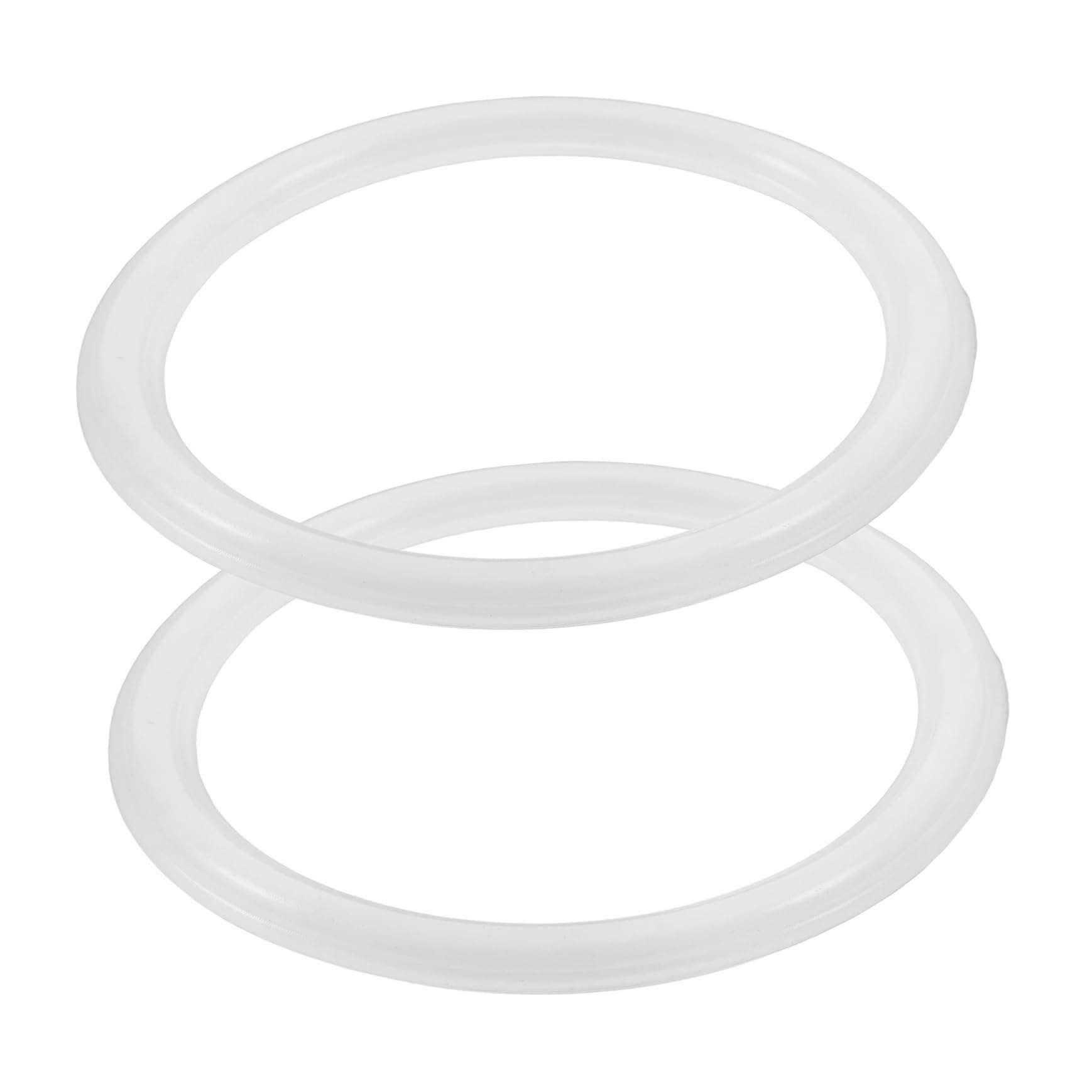 IMIKEYA 3 Set Accessori Per Macchine Da Gelato Accessori Per Gelato Parti Della Gelatiera Anelli Di Tenuta Di Ricambio Anello Di Tenuta Del Gelato Gel Di Silice Bianca 2 Pezzi * 3