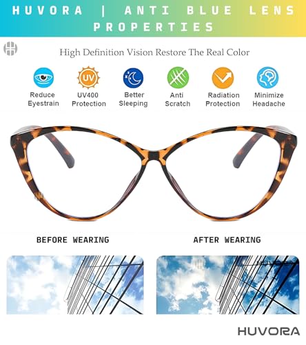 Image of WAVE Cat Eye UV400 Protection Sunglasses for Women Stylish - Chic UV Protected Retro Woman Shades - Korean Designer Trendy Branded Metal Hinge Frame - Cateye Goggles