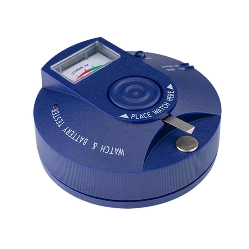 Testeur de Mouvement à Quartz, Testeur D'Impulsions de Batterie de Montre de Type Circulaire et Analyseur de Batterie de Pile Bouton 1,5 V 3 V