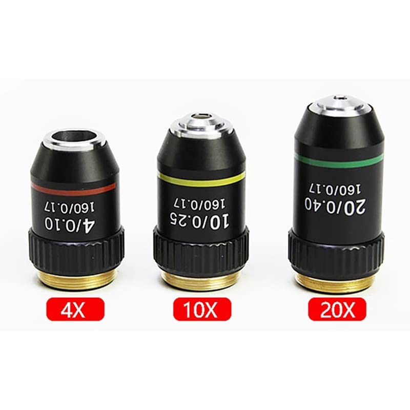 Microscope 2.5-42mm Mechanical Iris Aperture Diaphragm Condenser Module with18pcs Blades