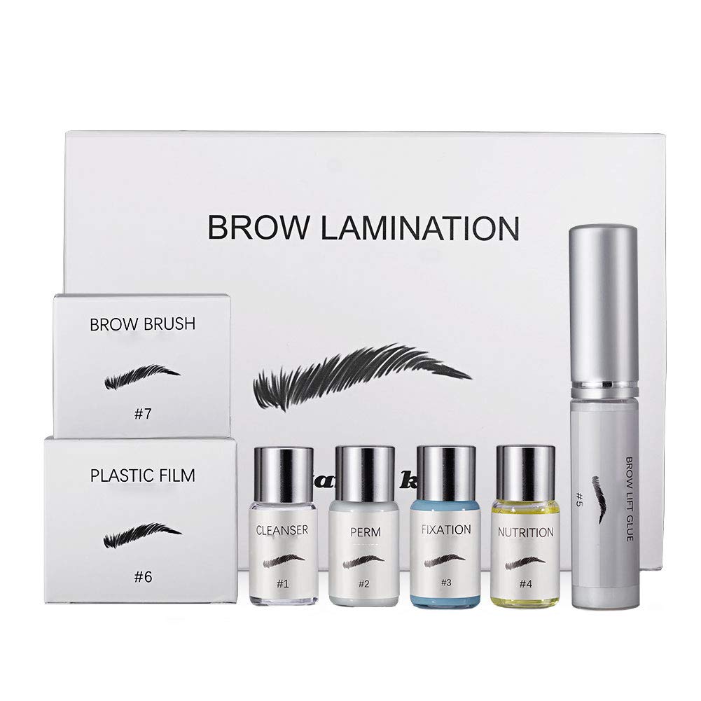 Kit de laminación de cejas para solucionar vellos rebeldes en casa 8