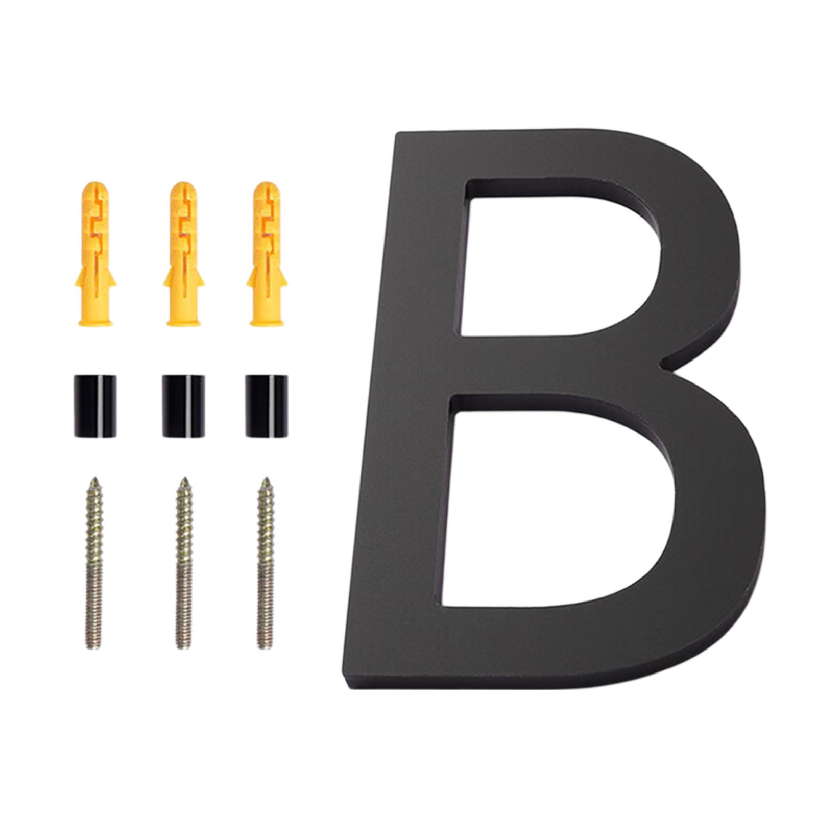 Jiapika B Lack Address Sign Acrylic Floating House Letters Door Label Letters Plate Sign With Screw Door Label Plate With Screw