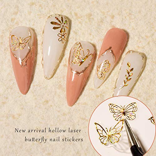 Beiling BEILING-0000043 8 Sheets Laser Butterfly Nail Stickers thumb #3
