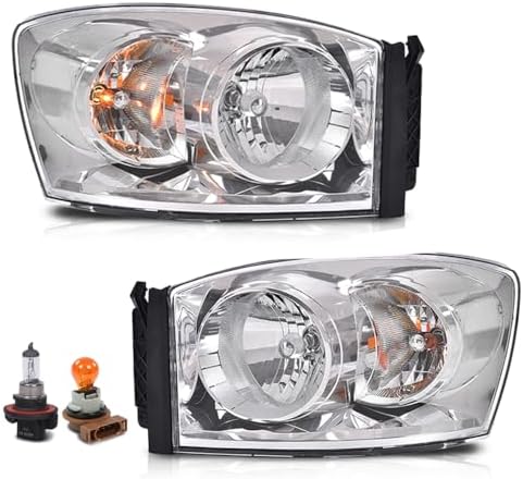 PIT66 Headlights Assembly for Dodge Ram 1500 2500 3500