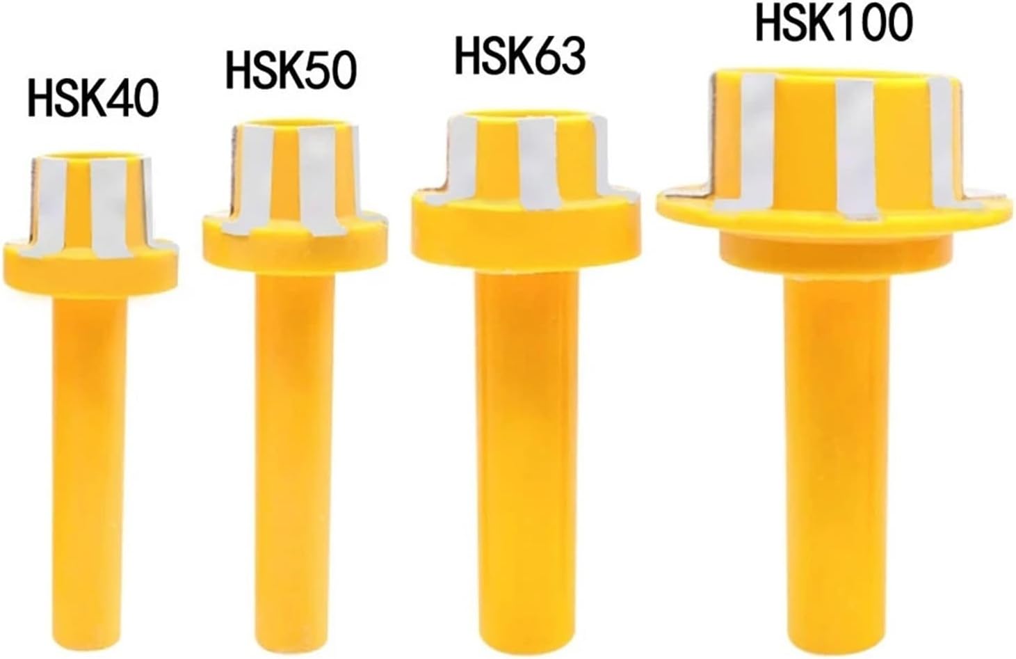 1pcs BT30 BT40 BT50 HSK32 HSK40 HSK50 HSK63A HSK63F HSK Spindle Cleaning Rod Cleaner Brush Taper Collet Holders Wipe CNC Tool(HSK63F)