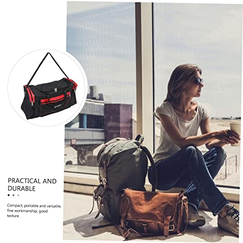 Luggage Large Duffle Bag for Travel Waterproof Tote Bag Shoulder Straps Storage Organizer for Clothes Shoes Toiletries3