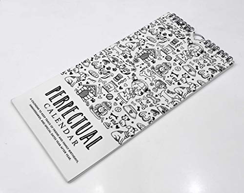 INKDOTPOT Afdrukken Rustieke Eeuwigdurende Kalender Verjaardag Muur Opknoping Verjaardag Speciale Evenement Herinnering… - Image 3