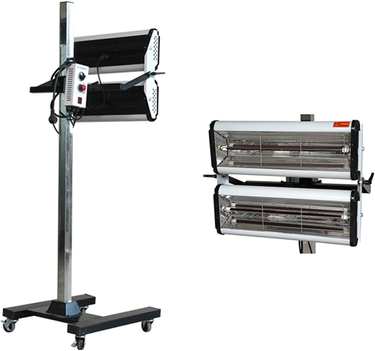 Infrared Curing Lamp 2000W - Shortwave Paint Drying Lamp for Car Body Repair and Maintenance, Efficient Infrared Baking Equipment for Automotive Applications