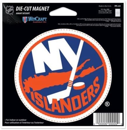 WinCraft NHL New York Islanders Color 4.5 x 6 Die Cut Sheet Magnet