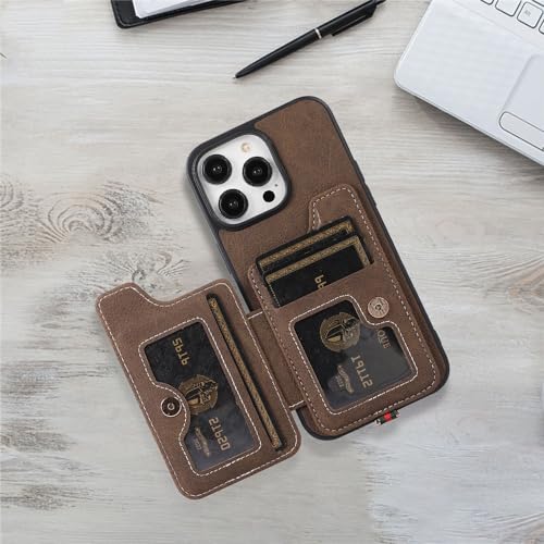 Coque portefeuille 2 en 1 pour iPhone 14 Pro Max avec fente de rangement
