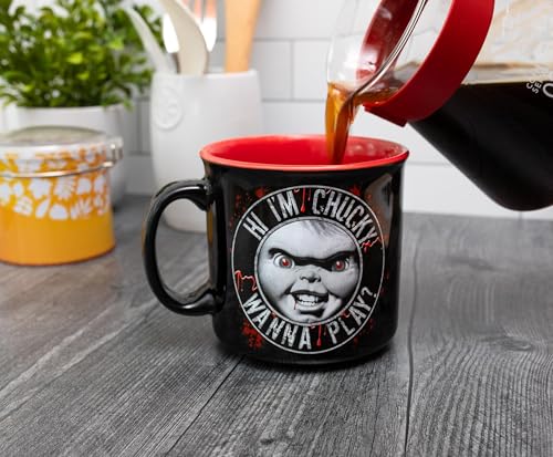 Taza de cerámica Child's Play Chucky 20 onzas miniatura 6