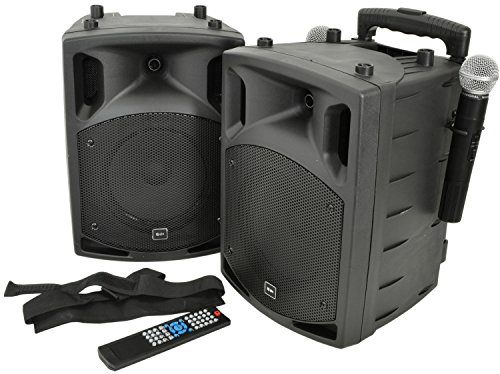 PAV8 PA portable QTX avec Bluetooth et lecteur CD DVD pour sonorisation autonome