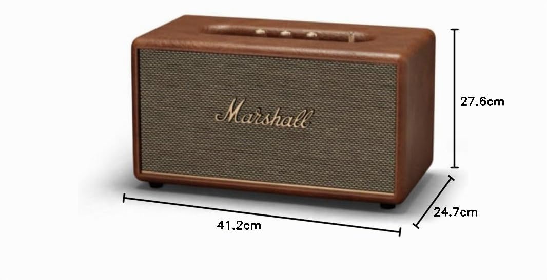 Marshall Stanmore III Bluetooth-Lautsprecher, Kabellos – Braun – Ansicht 10