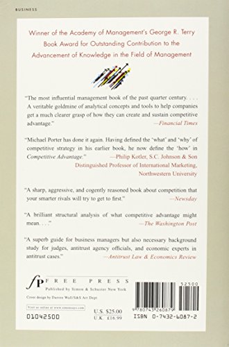 Competitive Advantage: Creating and Sustaining Superior Performance