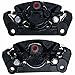 Power Stop S4836BLK Rear Pair of High-Temp Black Powder Coated Calipers For Chrysler Aspen, Dodge Durango, Dodge Ram 1500, Dodge Ram 1500 Van, Ram 1500, Ram 1500 Classic [Model Specific]