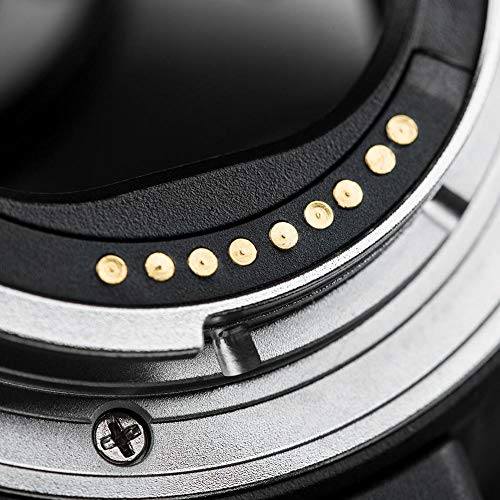 Adaptador de lente, EF-EOS M AF Auto Focus Anti-Shake Lens Adaptador para lente Canon EF EF-S para c