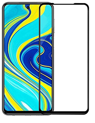 Image of Tempered Glass Screen Protector Compatible for Redmi Note 10 Pro Max with Edge to Edge Coverage and Easy Installation Kit, Pack of 1, Black