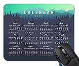 2019 Calendar Customized Design Mousepad Mouse Pads Rectangle Non-Slip Rubber Mousepad Gaming Mouse Pad (Cute Printable)