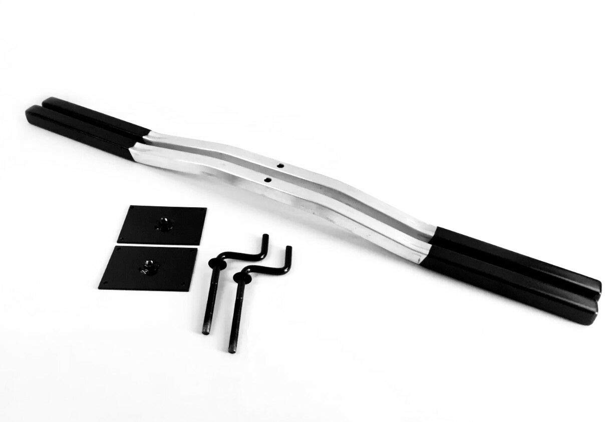 Buy MMT Snowmobile Trailer Ski Tie Down Hold Down Bars Pair Black with